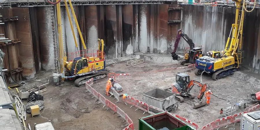 Illustrative image of Jet grouting in Henderson Nevada